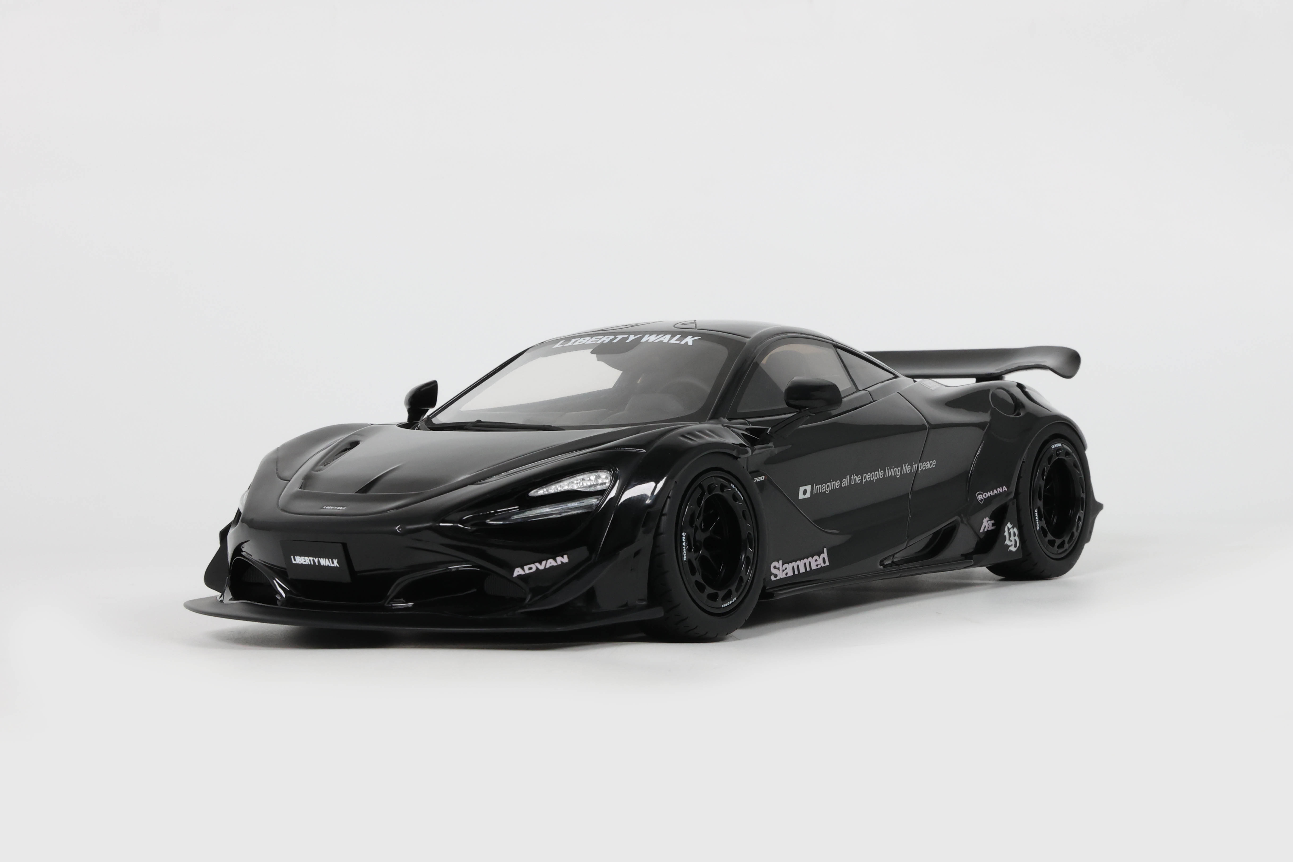1:18 MCLAREN LB-WORKS 720S BLACK 2023 - GT Spirit - GT516
