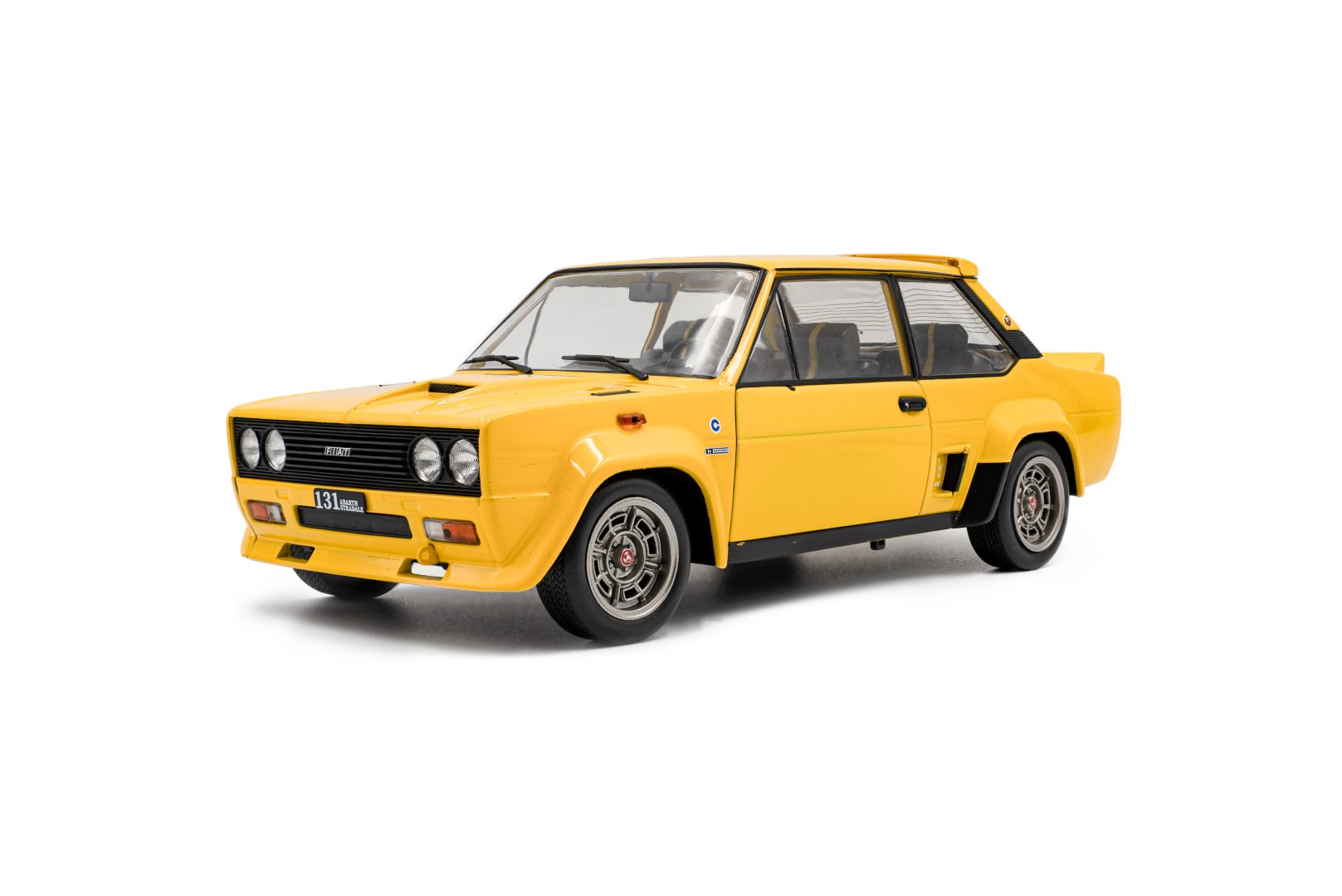 1:18 FIAT 131 ABARTH YELLOW 1980 - SOLIDO - S1806006