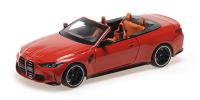 1:18 BMW M4 CABRIOLET - 2020 - RED METALLIC - MINICHAMPS - 110021030