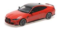 1:18 BMW M4 - 2020 - RED - MINICHAMPS - 155020121