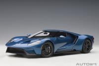 1:18 Ford GT 2017 (Liquid Blue) - AUTOART - 72942