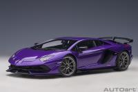 1:18 Lamborghini Aventador SVJ 2019 (viola pasifae/pearl purple) - AUTOART - 79179