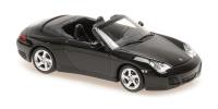 1:43 PORSCHE 911 4S CABRIOLET - 2003 - BLACK - MINICHAMPS - 940062830