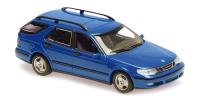 1:43 SAAB 9-5 BREAK - 1999 - DARK BLUE METALLIC - MINICHAMPS - 940170810