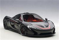 1:18 MCLAREN P1 matt black/red accents 2013