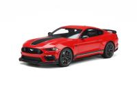 1:18 FORD USA - MUSTANG MACH 1 COUPE 2021 Red Black - GT SPIRIT - GT351