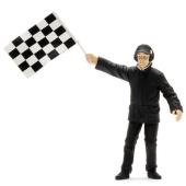 1:18 FIGURINE DIRECTEUR COURSE AVEC DRAPEAU/FIGURINA RIADITEL PRETEKU - NOREV - 140510