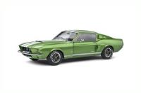 1:18 Ford Shelby Mustang GT500 Lime Green/ White Stripes 1967 - SOLIDO - S1802907