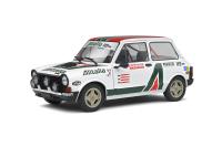 1:18 Autobianchi A112 Mk.5 Abarth Alitalia rally set White 1980 - SOLIDO - S1803803