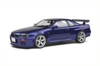 1:18 Nissan Skyline (R34) GT-R Midnight Purple 1999 - SOLIDO - S1804303