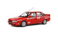 1:18 RENAULT 21 TURBO MK.1 RED RECORD DE VITESSE SUR GLACE 1988 - SOLIDO - S1807707