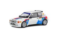 1:43 PEUGEOT 205 DIMMA RALLYE TRIBUTE WHITE 1992 - SOLIDO - S4310805