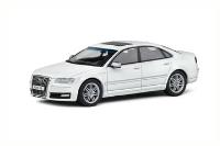 1:43 AUDI S8 (D3) WHITE 2010 - SOLIDO - S4313302