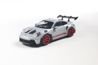 1:43 PORSCHE 911 (992) GT3 RS ICE GREY METALLIC W/PYRO RED 2023 - SOLIDO - S4314802