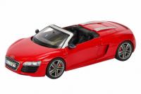 1:43 AUDI R8 SPYDER RED - SCHUCO - 450752200