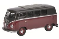 1:64 VOLKSWAGEN VW T1 SAMBA darkred-black - SCHUCO - 452010400