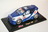 1:32 PEUGEOT 206 BLUE / WHITE INJEN