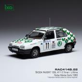 1:43 SKODA Favorit 136L #11 Rallye Monte Carlo 1993 Triner/Klima white/green - IXO - RAC414B.22